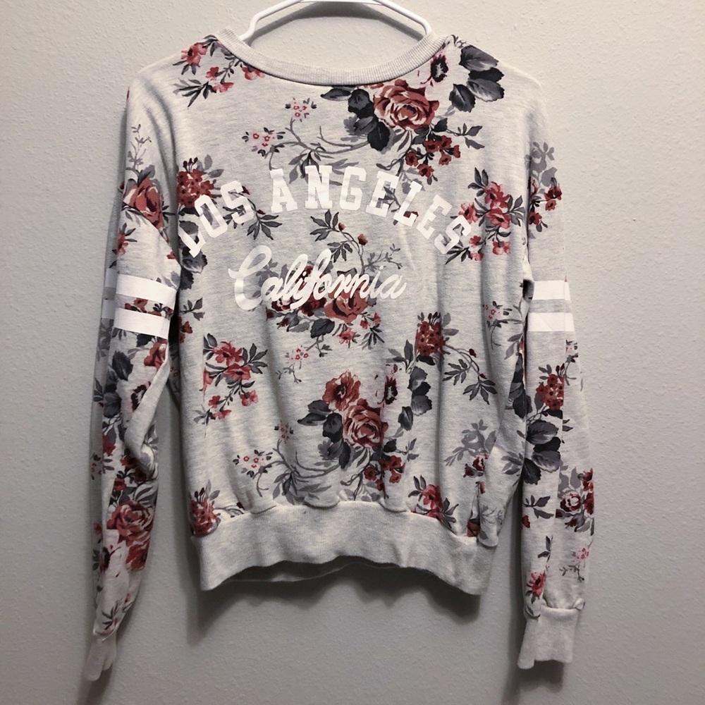Floral long sleeve top